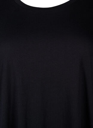 Zizzi Bawelniana sukienka T-shirtowa, Black, Packshot image number 2