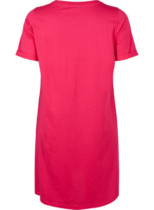Zizzi Bawelniana sukienka T-shirtowa, Bright Rose, Packshot image number 1
