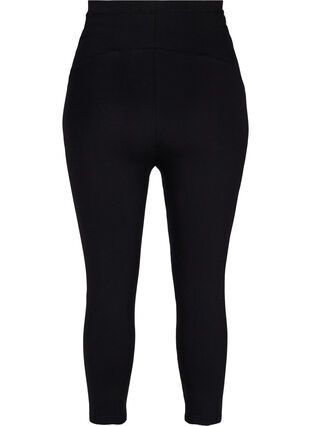 Zizzi Legginsy ciazowe o dlugosci 3/4, Black, Packshot image number 1