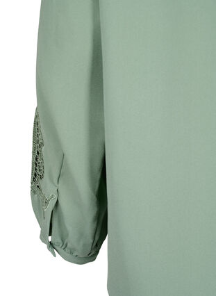 Bluzka z dlugim rekawem z szydelkowymi wzorem, Green Bay, Packshot image number 4