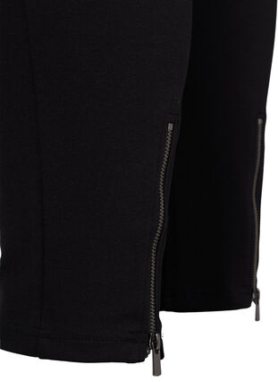 Zizzi Legginsy z suwakami, Black, Packshot image number 3