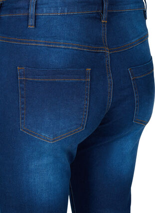 Zizzi Jeansy Emily o dopasowanym kroju z normalnym stanem, Blue Denim, Packshot image number 3