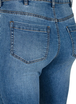 Zizzi Jeansy Amy o bardzo obcislym kroju z wysokim stanem, Blue denim, Packshot image number 3