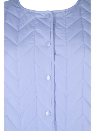 Zizzi Quilted jacket with buttons, Eventide, Packshot image number 2