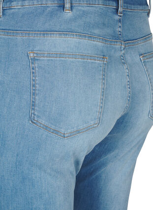 Zizzi Jeansy typu bootcut z rozcieciem, Blue Denim, Packshot image number 3