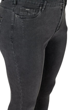 Zizzi Jeansy Amy nad kostke z suwakiem, Grey Denim, Packshot image number 2