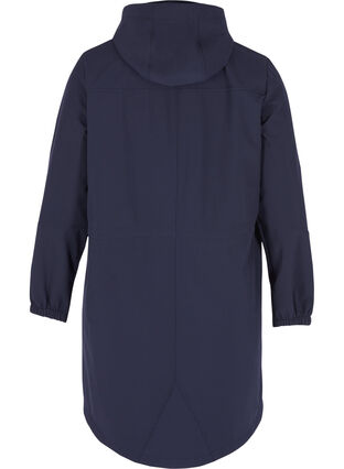 Zizzi Kurtka softshell z kapturem, Night Sky solid, Packshot image number 1