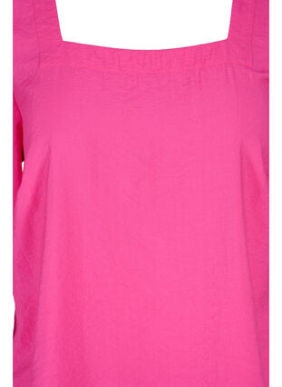 Zizzi Balloon sleeve blouse, Fuchsia Purple, Packshot image number 2