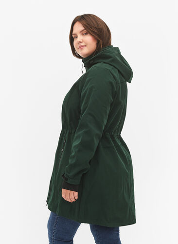 Zizzi Kurtka softshell z odpinanym kapturem, Scarab, Model image number 1