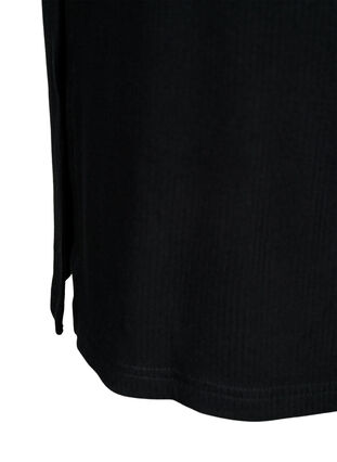 Zizzi Spódnica midi o dopasowanym kroju z wiskozy, Black, Packshot image number 3