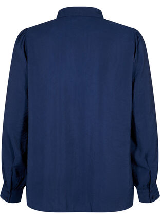 Zizzi Koszula z dlugim rekawem z modalu TENCEL™, Navy Blazer, Packshot image number 1