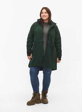 Zizzi Kurtka softshell z odpinanym kapturem, Scarab, Model image number 3