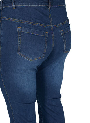 Zizzi Jeansy Ellen typu bootcut z wysokim stanem, Dark blue, Packshot image number 3