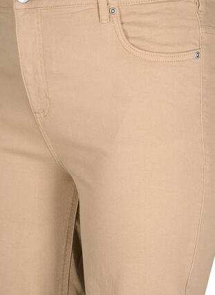 Zizzi Obcisle szorty jeansowe z wysokim stanem, Nomad, Packshot image number 2