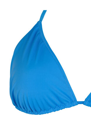 Zizzi Trójkatna góra od bikini w jednolitym kolorze, Nebulas Blue, Packshot image number 2
