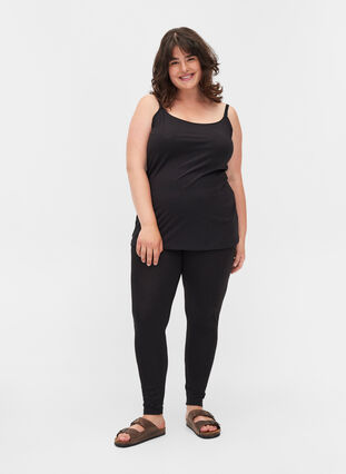 Zizzi Maternity top with breastfeeding function, Black, Model image number 3