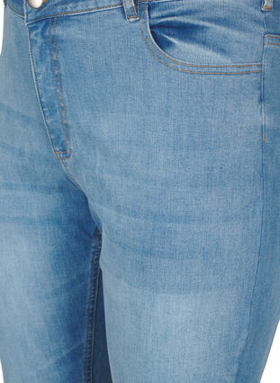 Zizzi Jeansy typu bootcut z rozcieciem, Blue Denim, Packshot image number 2