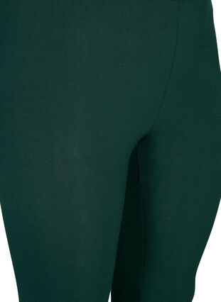 Zizzi Legginsy z wiskozy w stylu basic, Scarab, Packshot image number 2