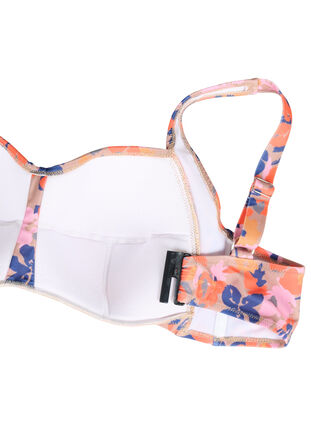 Zizzi Góra od bikini z nadrukiem, Retro Flower, Packshot image number 3