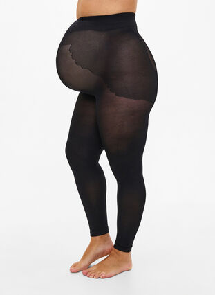 Zizzi Dlugie legginsy ciazowe, Black, Model image number 0